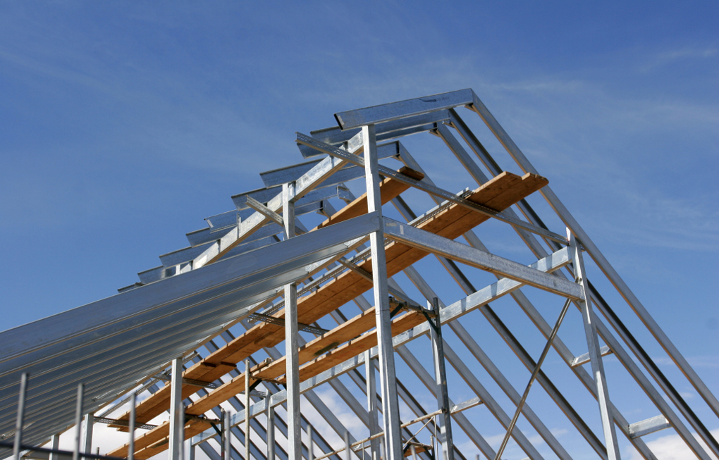 charpente métallique de maison