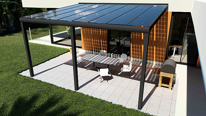 pergola soliare jardin