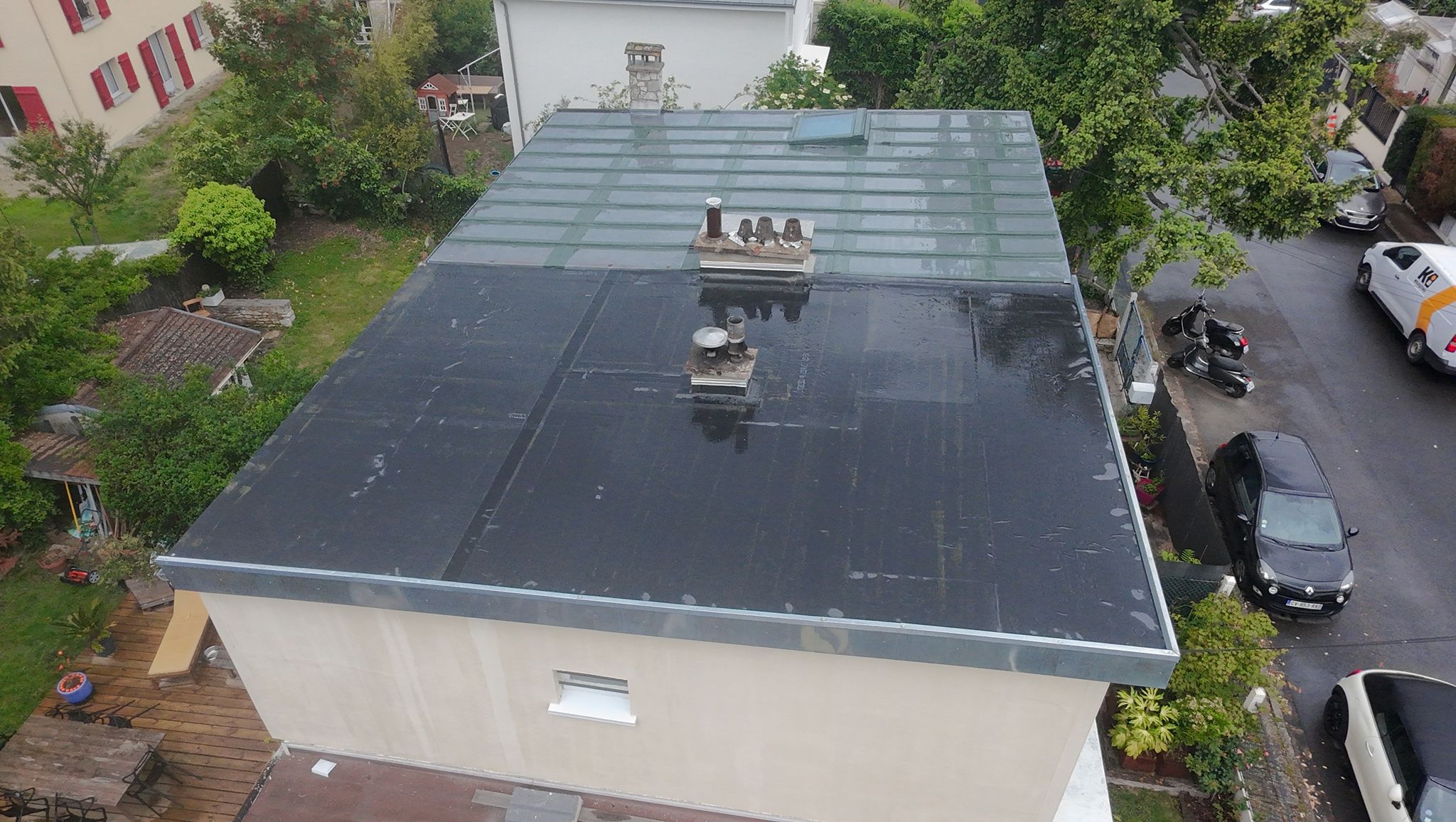 Étanchéité et isolation de toiture plate (EPDM) à Sèvres – photo 2