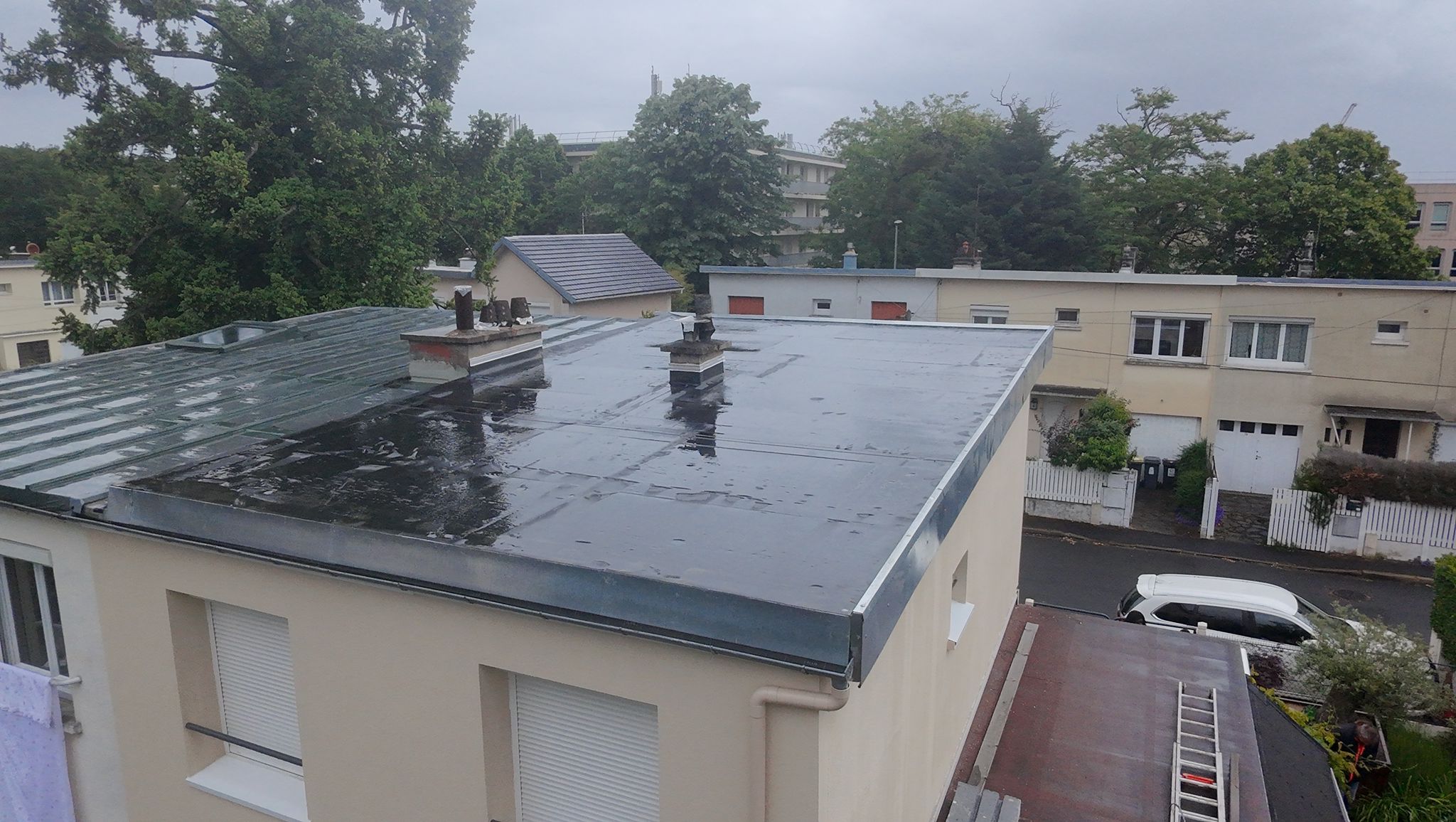 Étanchéité et isolation de toiture plate (EPDM) à Sèvres – photo 5