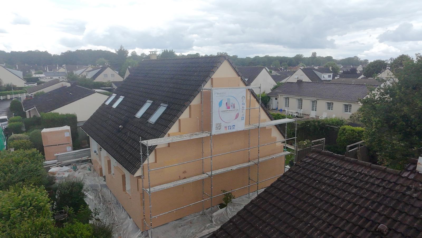 Isolation des murs par l'extérieur à Roissy-en-Brie – photo 1