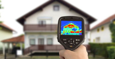 Diagnostic thermique d'une façade de maison avant isolation extérieure